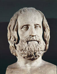 Bust of Euripides Sculpture Print - 5th Century BC Greek Art