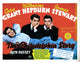 The Philadelphia Story movie poster print with Katharine Hepburn, Cary Grant, and James Stewart.