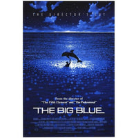 The Big Blue movie poster print showcasing vibrant ocean imagery.
