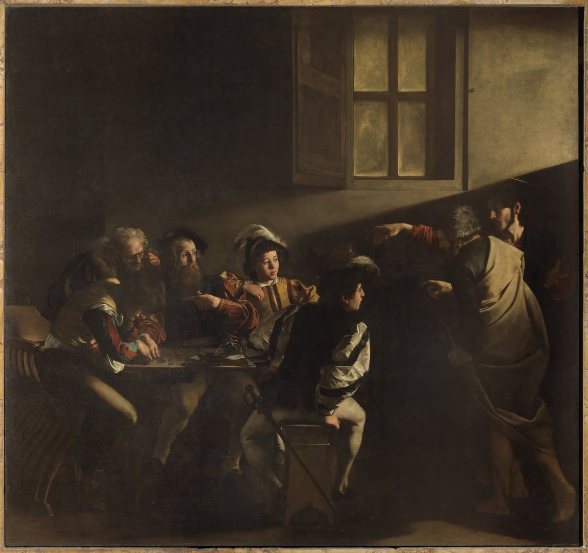 The Calling of St Matthew Poster Print - 24 x 18, 24 x 30 options available.