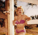 Barbara Nichols Pink Bikini Photo Print - Vintage Photography