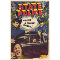 State Police Movie Poster Print showcasing law enforcement imagery in 27x40 size.