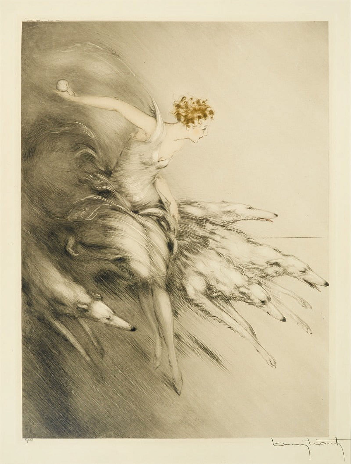Zest Art Deco Poster Print by Louis Icart, 18x24 size.