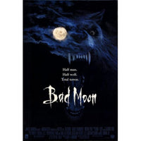 Bad Moon Movie Poster Print - 27x40 inches, perfect for horror movie fans.