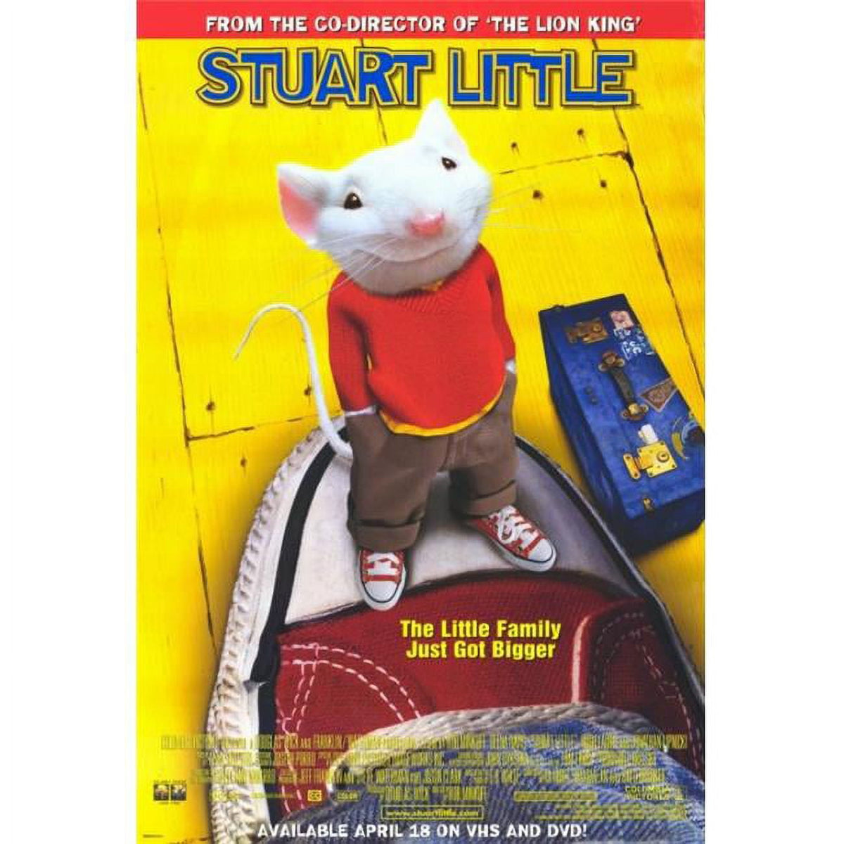 Stuart Little movie poster print 27x40 inches