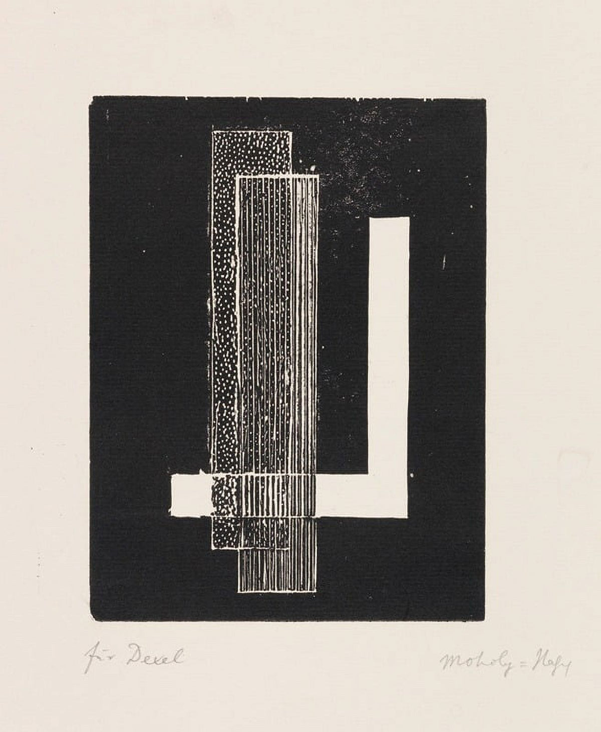 Ohne Titel (1922) art poster print by László Moholy-Nagy