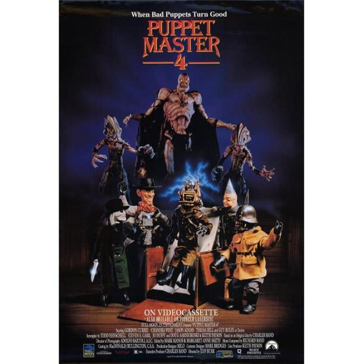 Puppet Master 4 Movie Poster Print 27x40