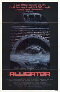 Alligator Movie Poster Print 27x40 inches, vibrant colors, cinematic decor.