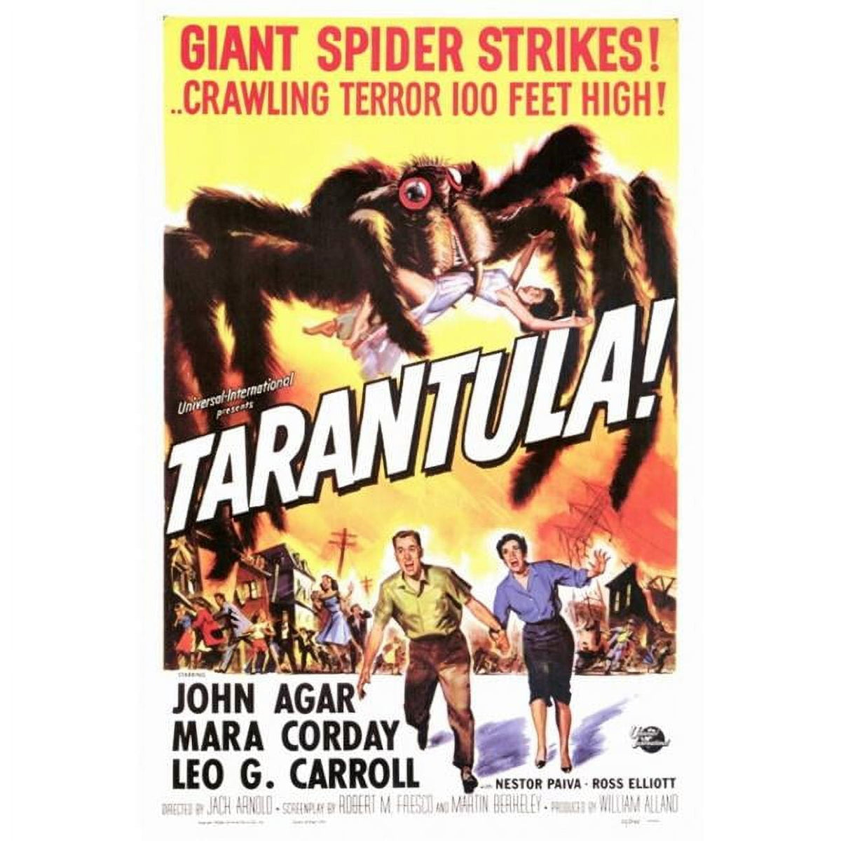 Tarantula movie poster print 27 x 40 featuring classic cinematic art.