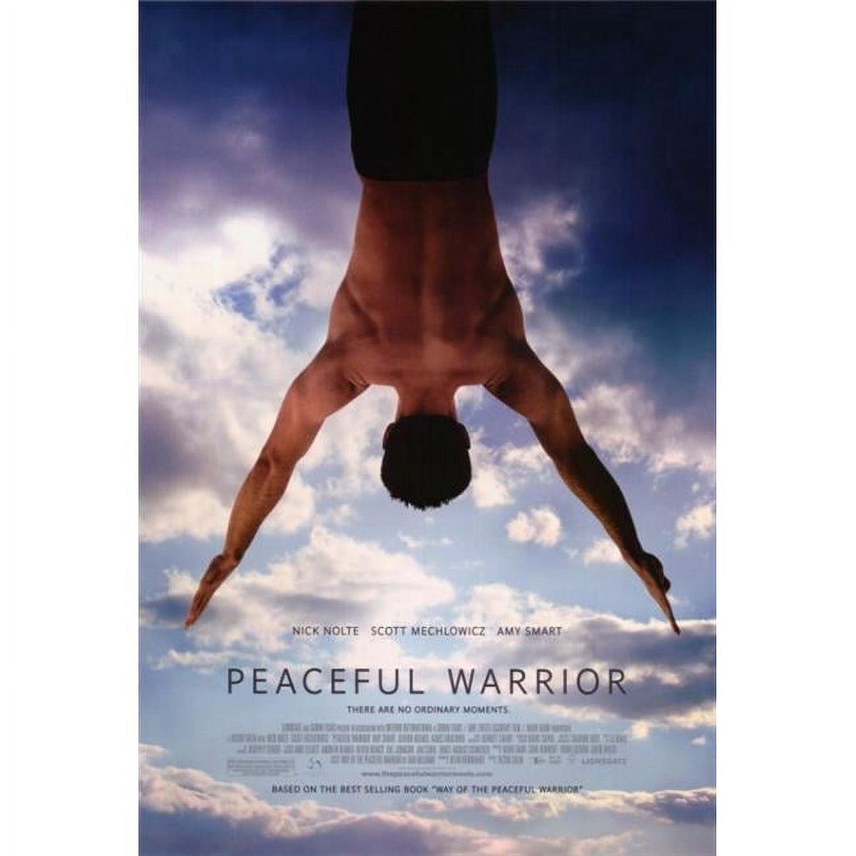 Peaceful Warrior Movie Poster Print 27x40 - Inspirational wall art.
