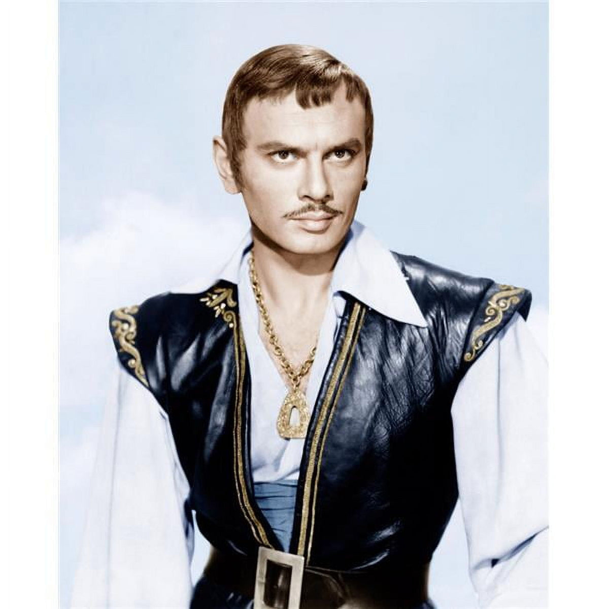Vintage photo print of Yul Brynner in The Buccaneer 1958.
