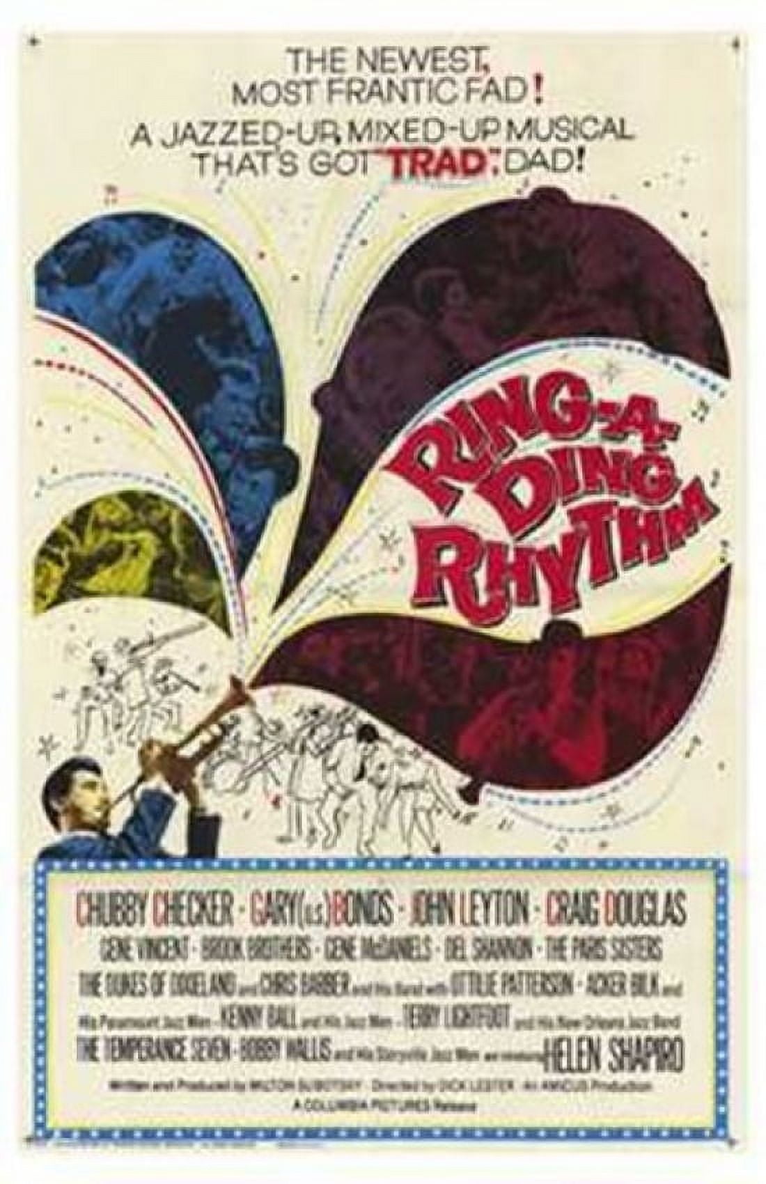 Ring-a-Ding Rhythm Movie Poster in 11x17 size
