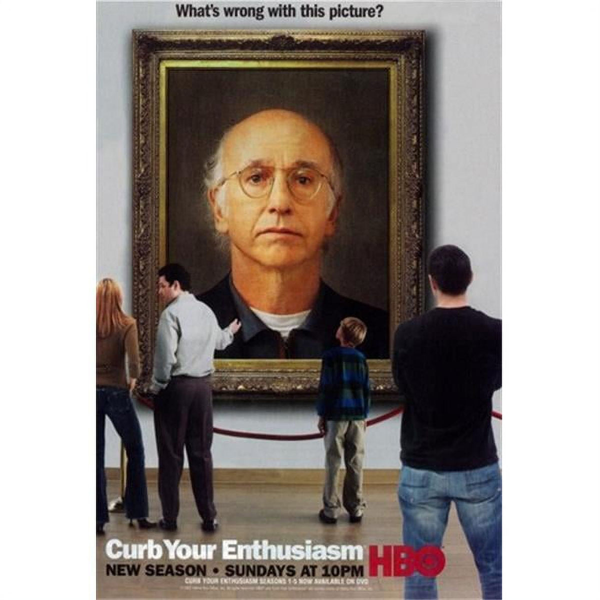 Curb Your Enthusiasm Movie Poster 11x17 featuring iconic comedy.