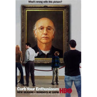 Curb Your Enthusiasm Movie Poster 11x17 featuring iconic comedy.