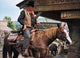 True Grit Movie Photo Print showcasing iconic Western film imagery.