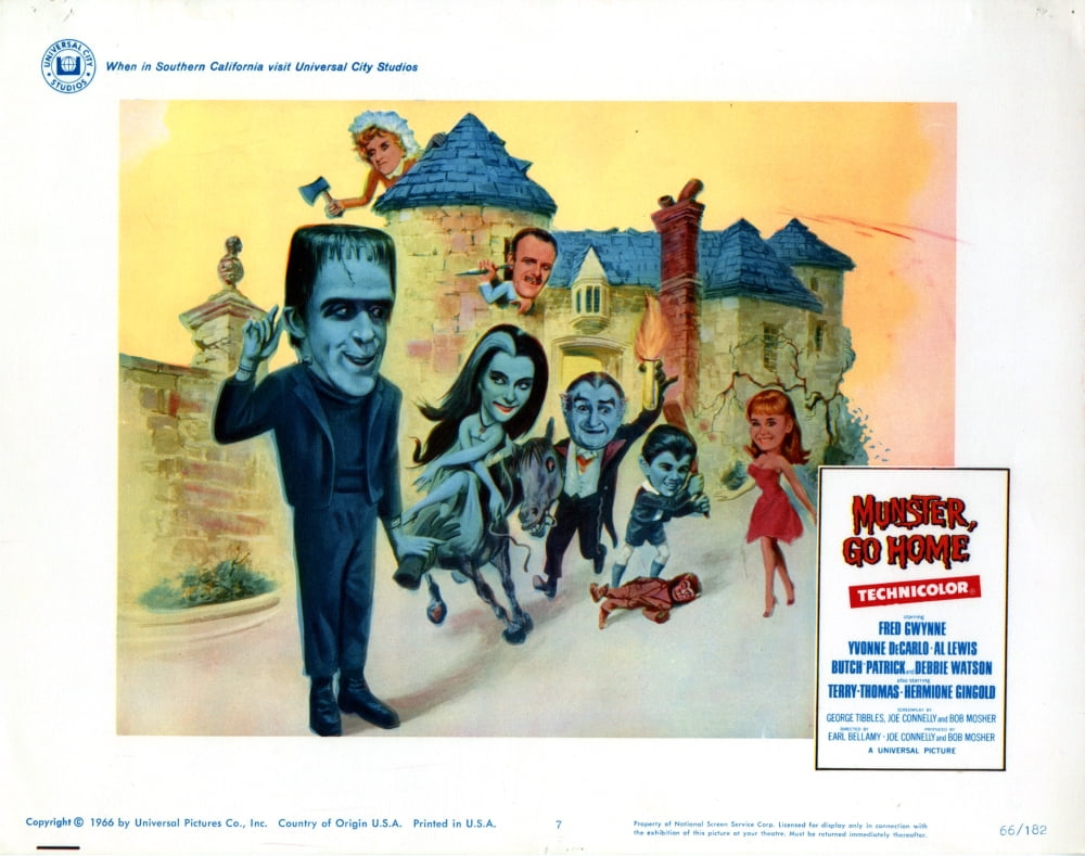 Munster Movie Poster Masterprint featuring classic TV show characters - 14x11