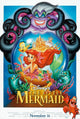 The Little Mermaid Movie Poster Masterprint featuring Ariel and underwater scenes.
