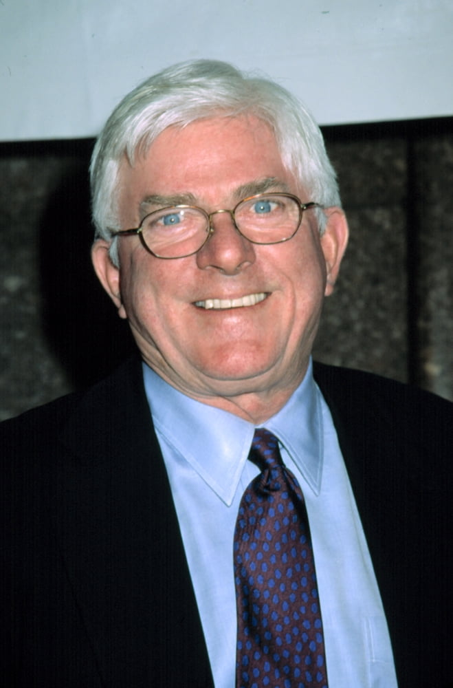 Phil Donahue at NBC Upfront poster print by CJ Contino