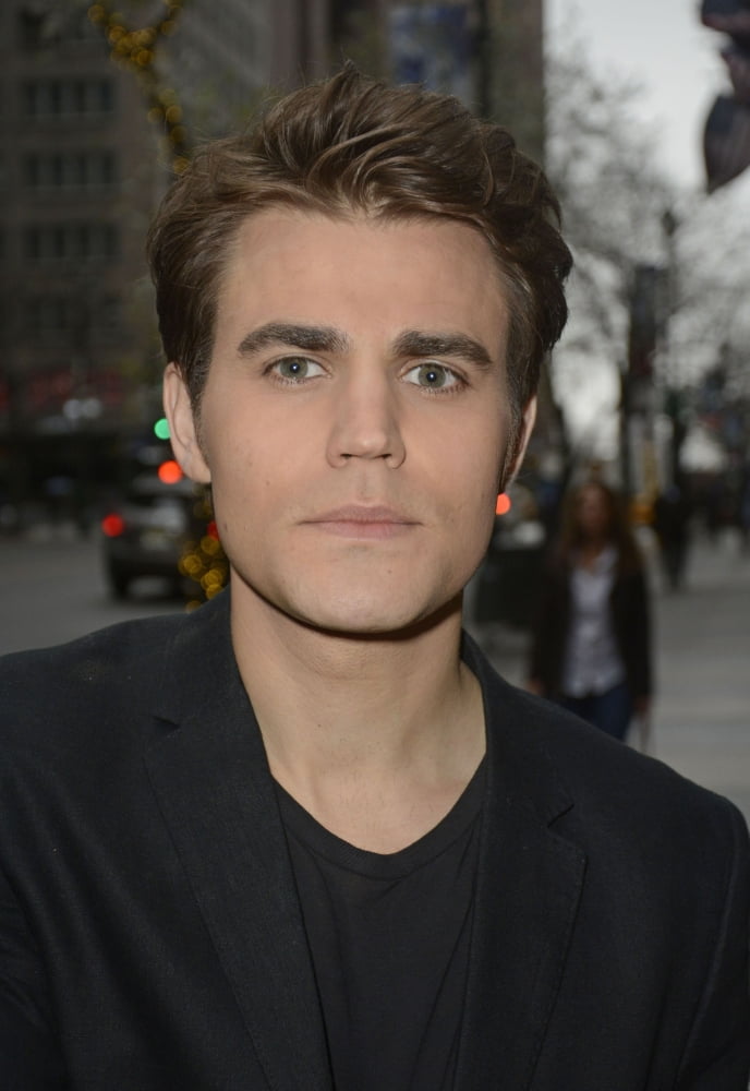 Paul Wesley candid photo print from Pix 11 Morning Show, April 15, 2014