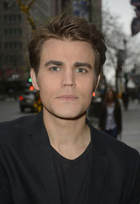 Paul Wesley candid photo print from Pix 11 Morning Show, April 15, 2014