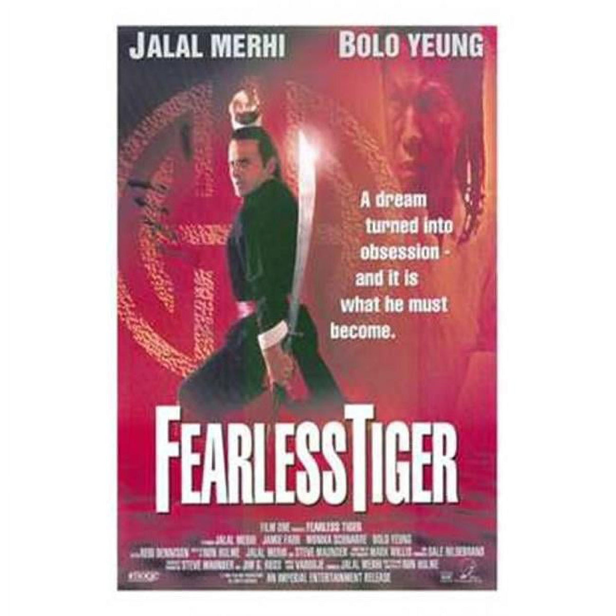 Fearless Tiger Movie Poster 11x17 print showcasing vibrant colors and striking imagery.