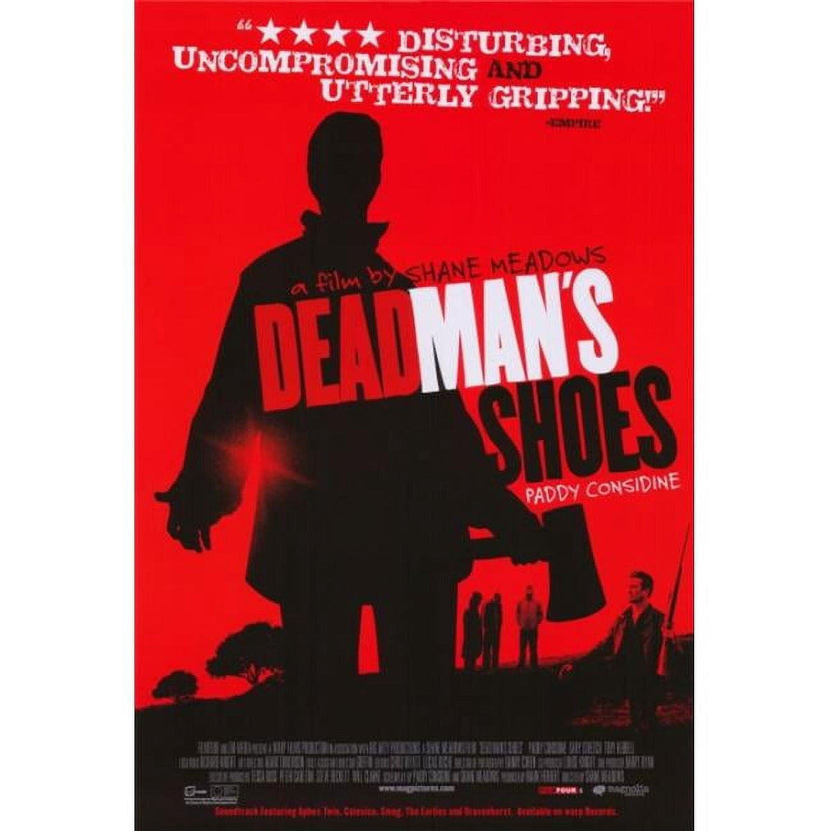 Dead Man's Shoes movie poster print, 27x40 inches.