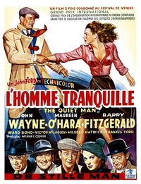 The Quiet Man Movie Poster Masterprint showcasing classic film art.