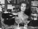 Sophia Loren pouring wine photo print, 10x8