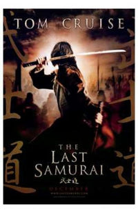 The Last Samurai movie poster 11x17 size featuring samurai and cinematic elements.
