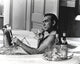Sean Connery in a bath photo print, iconic celebrity moment.