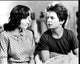 Lea Thompson and Michael J. Fox black and white photo print from Back to the Future
