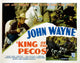 King of the Pecos movie poster featuring John Wayne in a classic Western scene.
