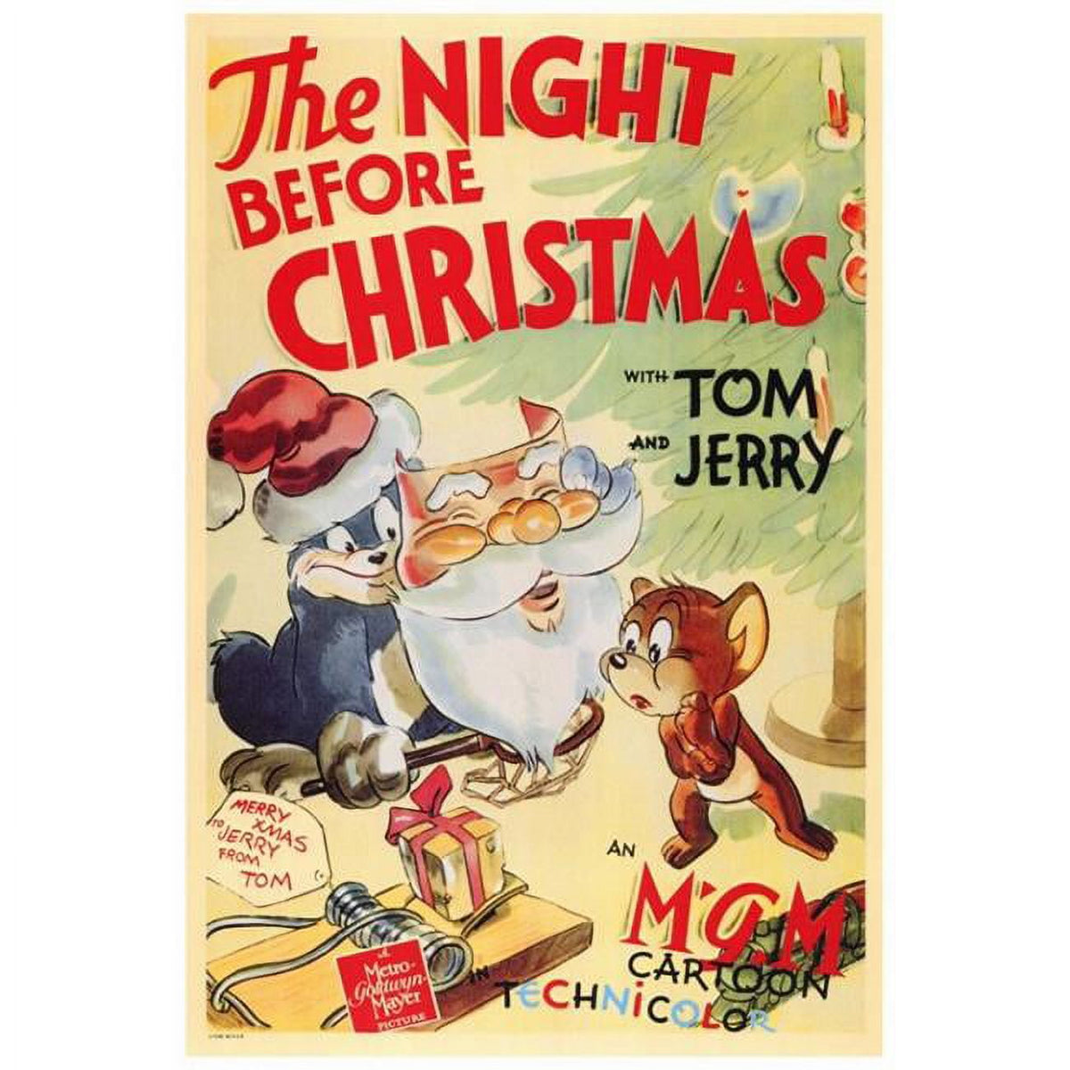 The Night Before Christmas Movie Poster Print - 27x40 inches