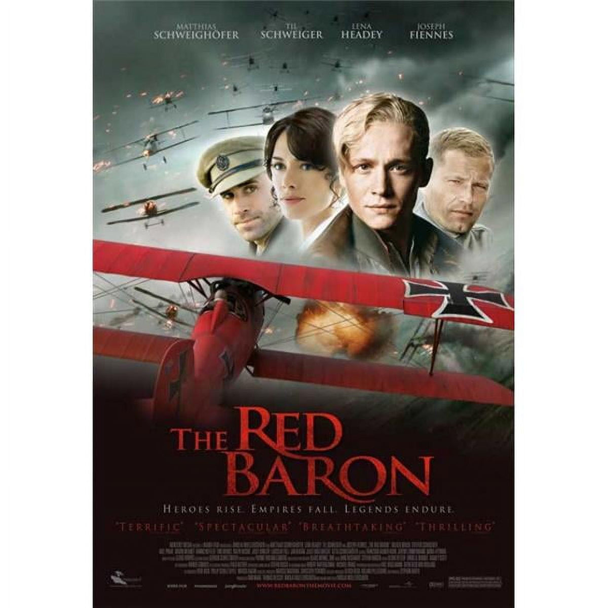 Red Baron Movie Poster Print (27x40) - Aviation Art