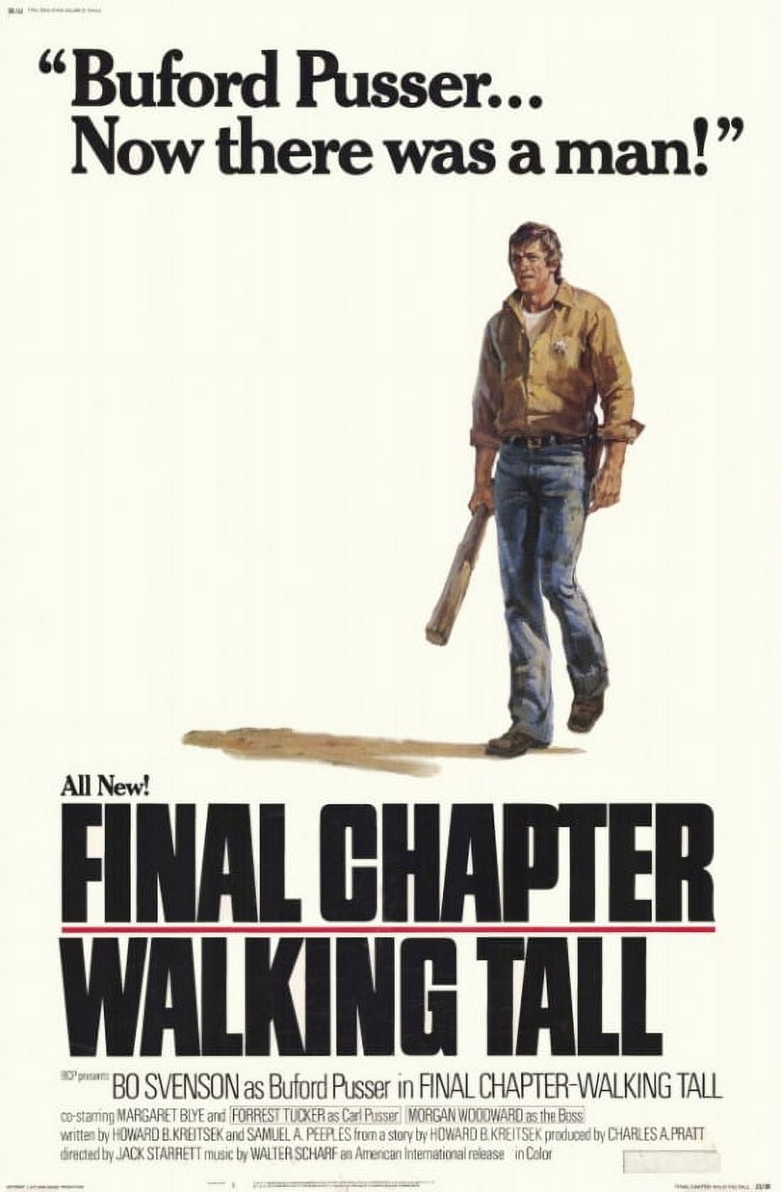 Walking Tall The Final Chapter Movie Poster 11x17