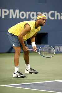 James Blake U.S. Open tennis tournament poster print, 2005.