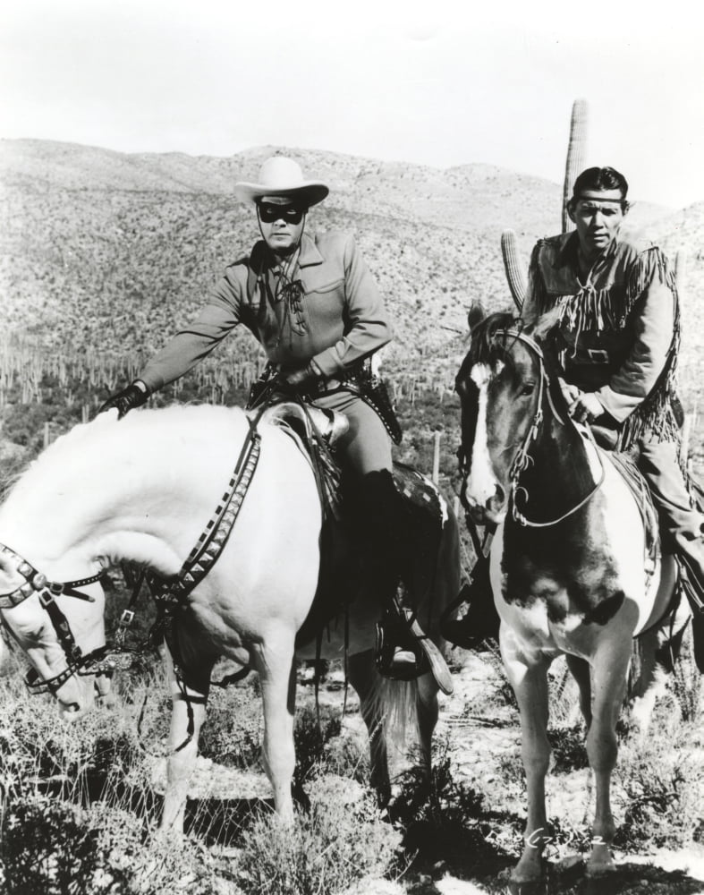 Film still from The Lone Ranger photo print showcasing adventure.