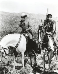Film still from The Lone Ranger photo print showcasing adventure.