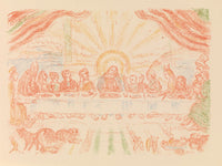 The Last Supper poster print by James Ensor, vibrant colors and intricate details