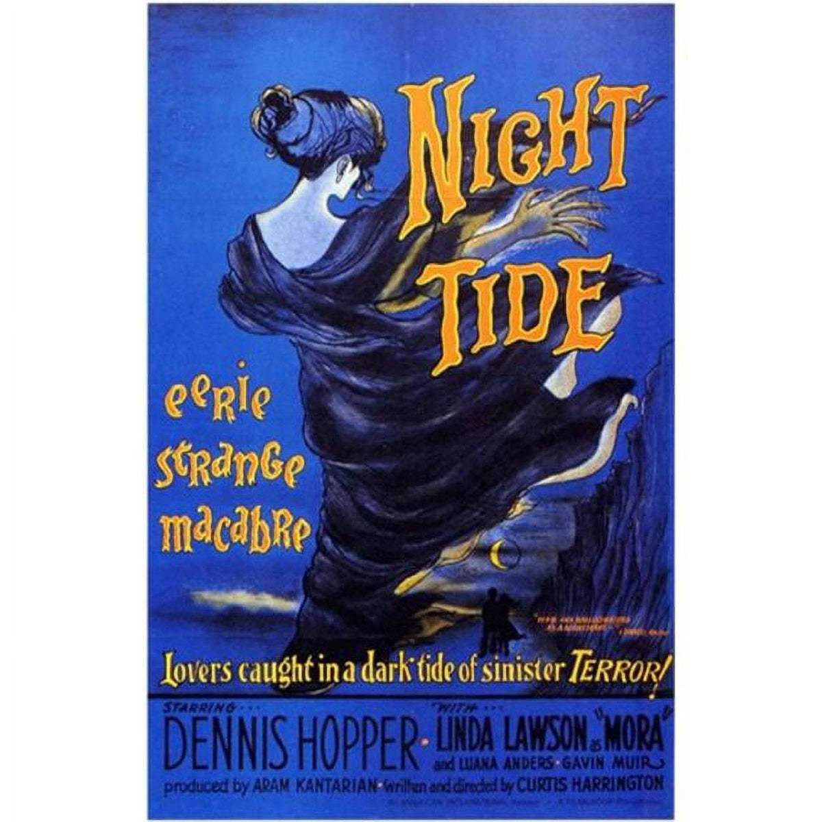 Night Tide Movie Poster 11x17 print showcasing its captivating design.