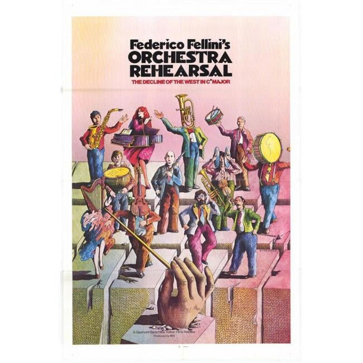 Orchestra Rehearsal Movie Poster Print 27x40
