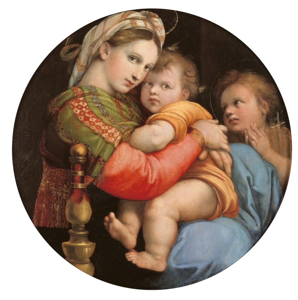 Madonna of the Chair Poster Print - Beautiful art for home decor