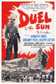 Duel In The Sun Movie Masterprint Poster featuring Gregory Peck and Jennifer Jones.