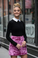Lizzy Greene candid photo print taken in New York on November 6, 2017.