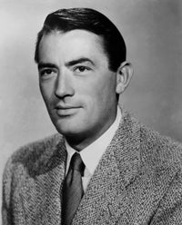 Gregory Peck portrait poster print in multiple sizes.