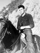 Dale Robertson riding a horse photo print