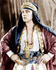 The Sheik movie photo print featuring Rudolph Valentino from 1921.
