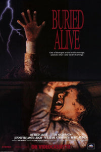 Buried Alive Movie Poster in 11x17 size, featuring suspenseful imagery.