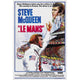Le Mans Movie Poster Print showcasing classic racing artwork.