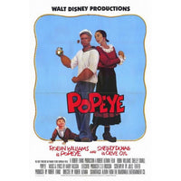 Popeye Movie Poster Print showcasing classic animation charm.